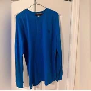 US polo assn Long sleeve Henley great condition barely worn